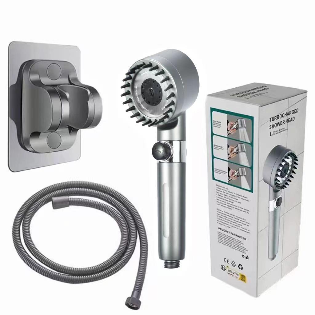 Powerful Shower Head Set with Filter and Spray Booster
