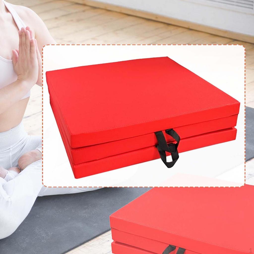 Foldable Gymnastics Mat Tumbling Cushion Multipurpose Compact Workout Fitness Floor for Core