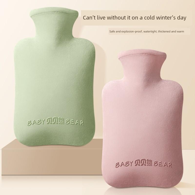 Water-Filled Hot Water Bottle, Explosion-Proof Hot Compress for Women, Warm Palace Warmer, Warm Belly Pad, Large and Small Sizes, Student