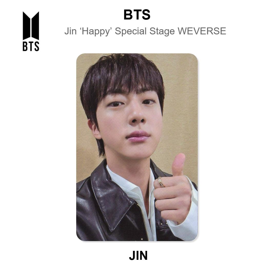 BTS Jin ‘Happy’ Special Stage WEVERSE Official Photocard Jin 02
