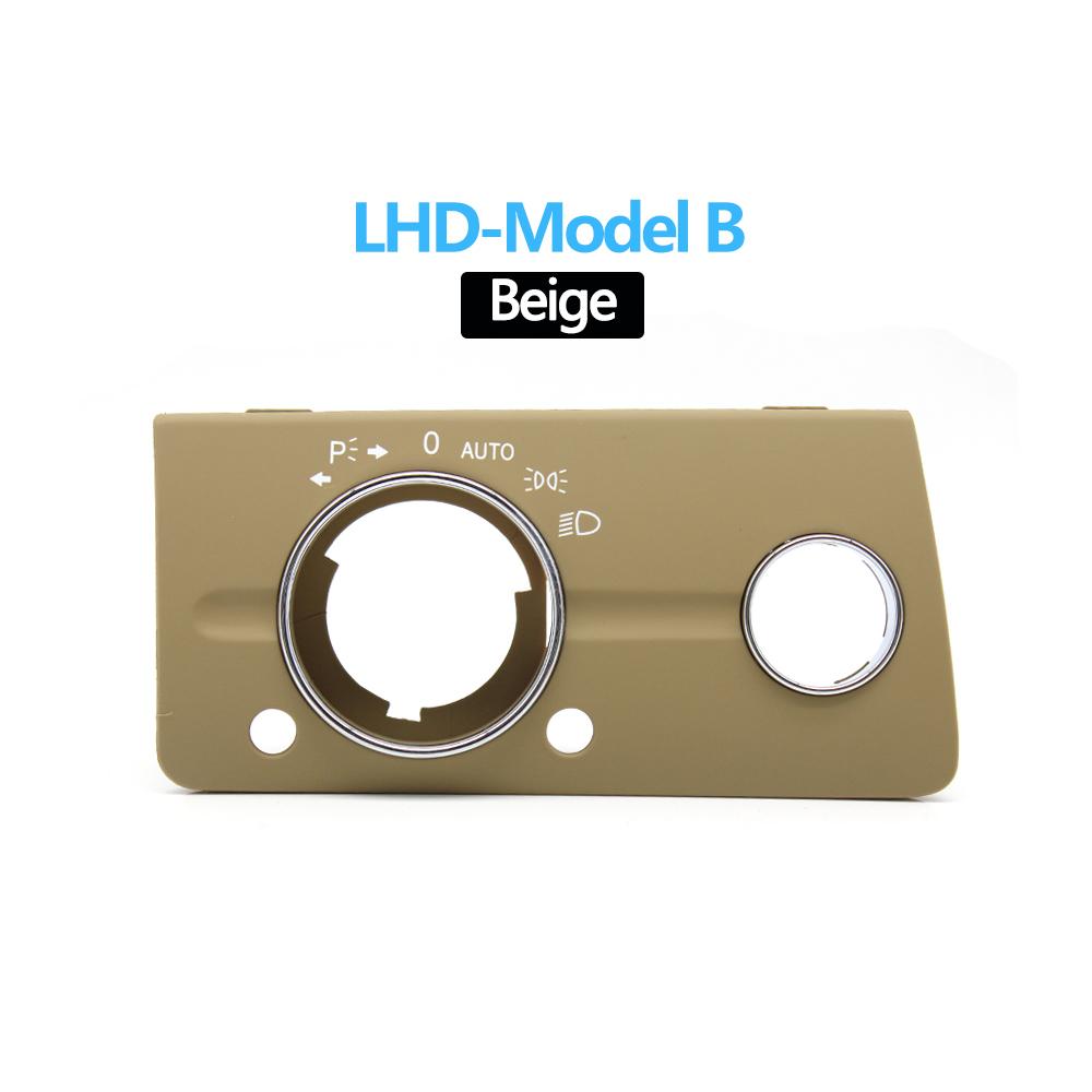 LHD RHD Front Dashboard Headlight Lamp Switch Cover Trim Replacement For Mercedes Benz W211 E Class 320 350 550 2003-2008