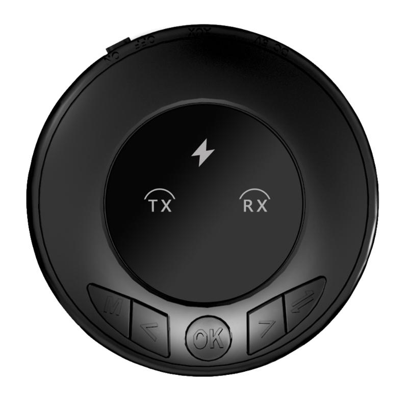Wireless -compatible5.0 Transmitter Receiver with 250mAh Battery Capacity USB Charging Port AUX Port