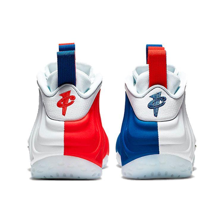Nike Air Foamposite One USA Women Sneakers White White-Game-Royal-Habanero-Red AA3963-102