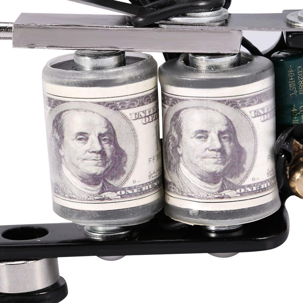 Tattoo Liner Shader Iron Machine Gun 10 Wrap Copper Coils Coloring Lining Body Art Tool