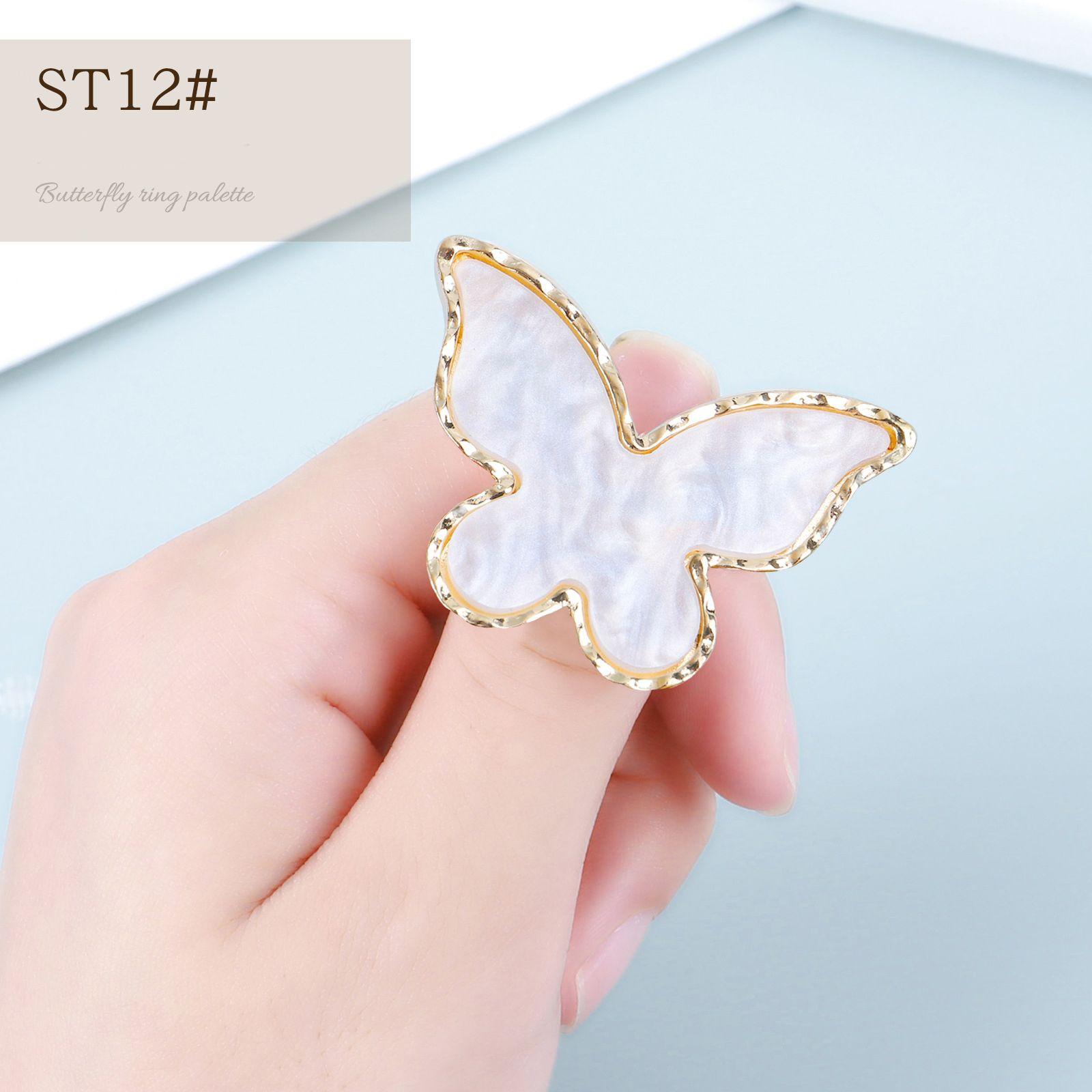 

Shelf Foundation Mixing Pigment Holder Nail Art Plate Tips Nail Display Stand Nail Art Palette ST12