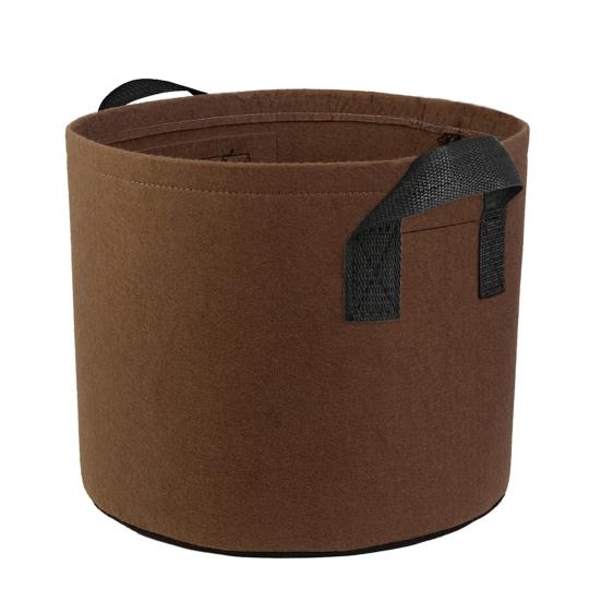 

5 галлонов Мешок для выращивания Нетканый материал Посадочный мешок с ручками Дышащий Садовый горшок для посадки овощей и фруктов в помещении и на открытом воздухе M кофейный