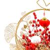 Chinese Year Ornaments Desk Night Light Lighted Artificial Potted Flower for Wedding