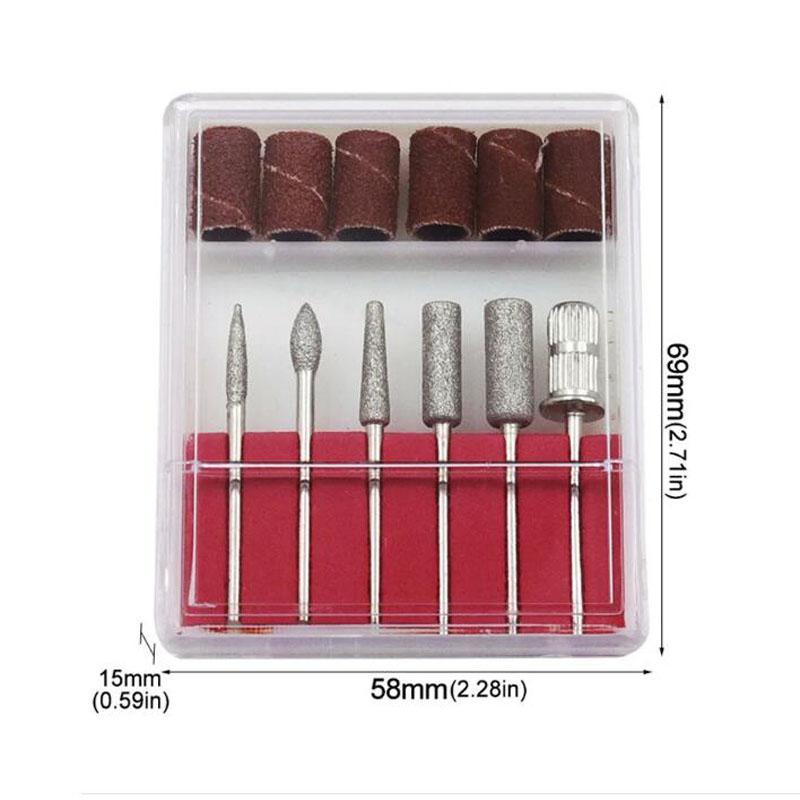 

Фрезы для ногтей Электрическая пилка Насадки для кутикулы Чистка Фрезы для маникюра Шлифовальные ленты для ногтей Инструмент «сделай сам» Pack of 1