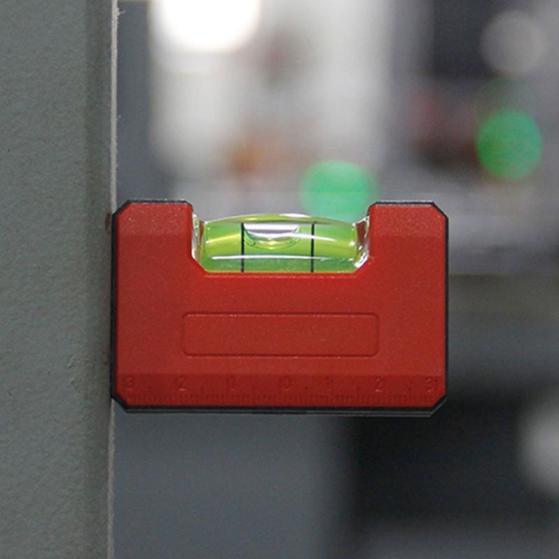 60mm Magnetic Plastic Bubble Level with Single Vial for High Precise Leveling In Construction and Home Improvement Projects