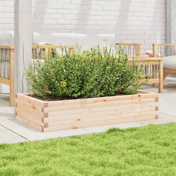 VidaXL Planter 110x60x23 Cm Solid Pine Wood, Outdoor Planter, Flower Box, Plant Box, Planter of 847238