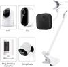 Protable Flexible Camera Clamp Mount Baby Monitor Camera Holder Stand Webcam Monitor Punch-free Bendable Bracket Base With Clip