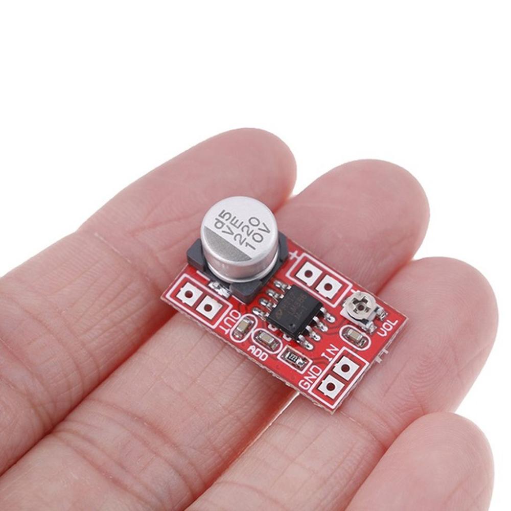 Convenient Adjustable DC 5V-12V Micro Electret MIC Condenser Amplifier Board Mini Microphone