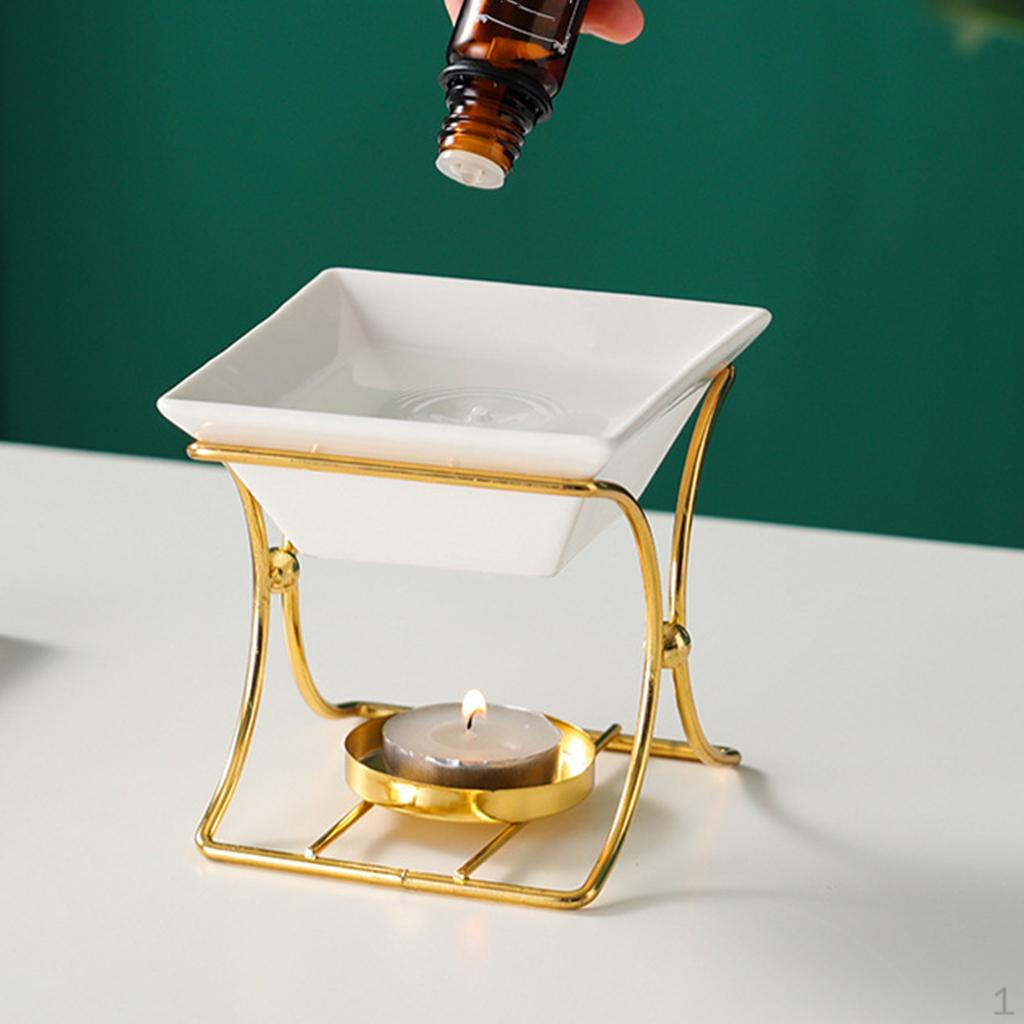 150ml Essential Ceramic Balcony Birhtday holders ing Warmer SPA Scented Tea Light Holder diffuser