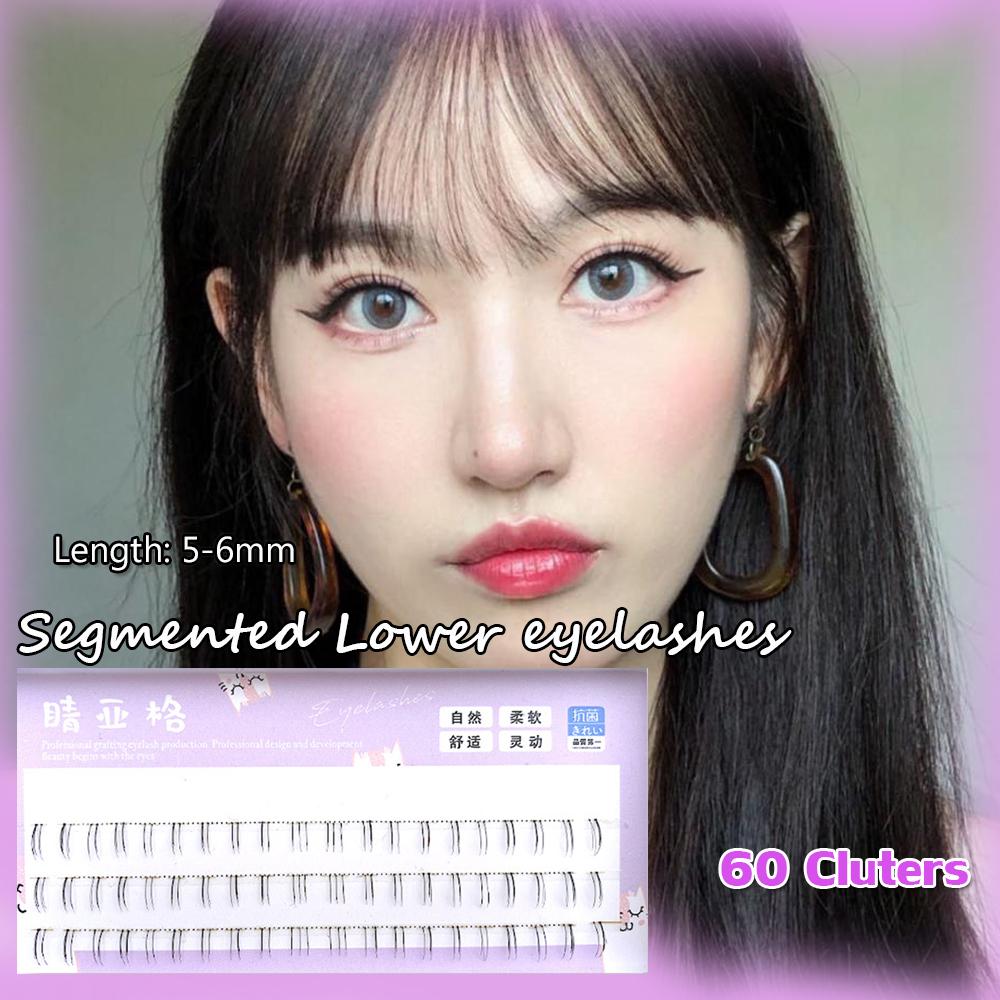 

Soft Fiber Individual Eyelashes Apply Quickly Under Lashes Natural Segmented Lashes Lower eyelashes
