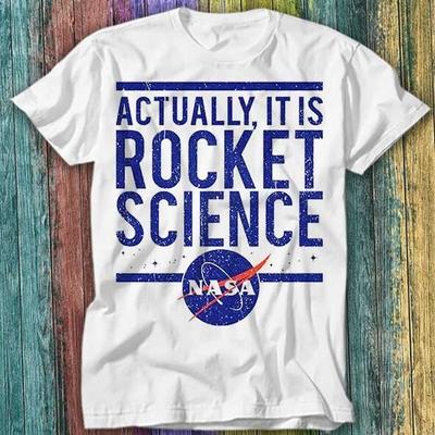 Eigentlich ist es Raketenwissenschaft Nasa Weltraum Astronomie Astronaut T-Shirt Top Tee 182