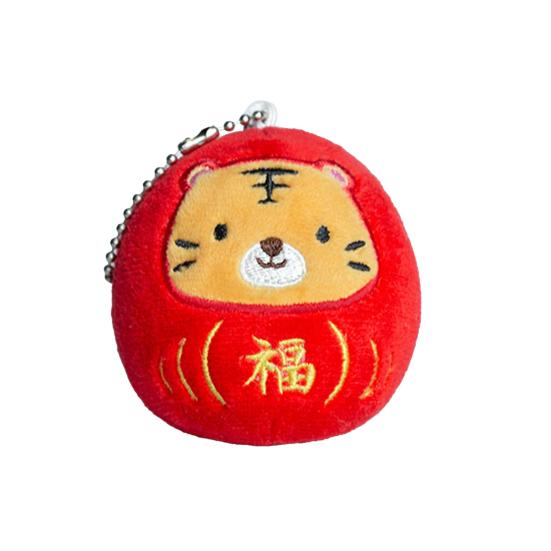 

Stuffed Tiger Doll Adorable Delicate Fine Stitching 2022 New Year Symbol Tiger Plush Toy for Home Decor 6 cm A
