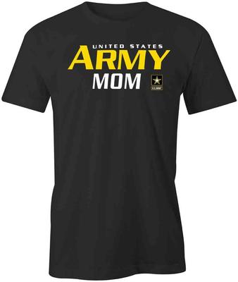 Army Mom TShirt Tee Printed Graphic T-Shirt Gift CLOTHING MOM MILITARY S1BSA741