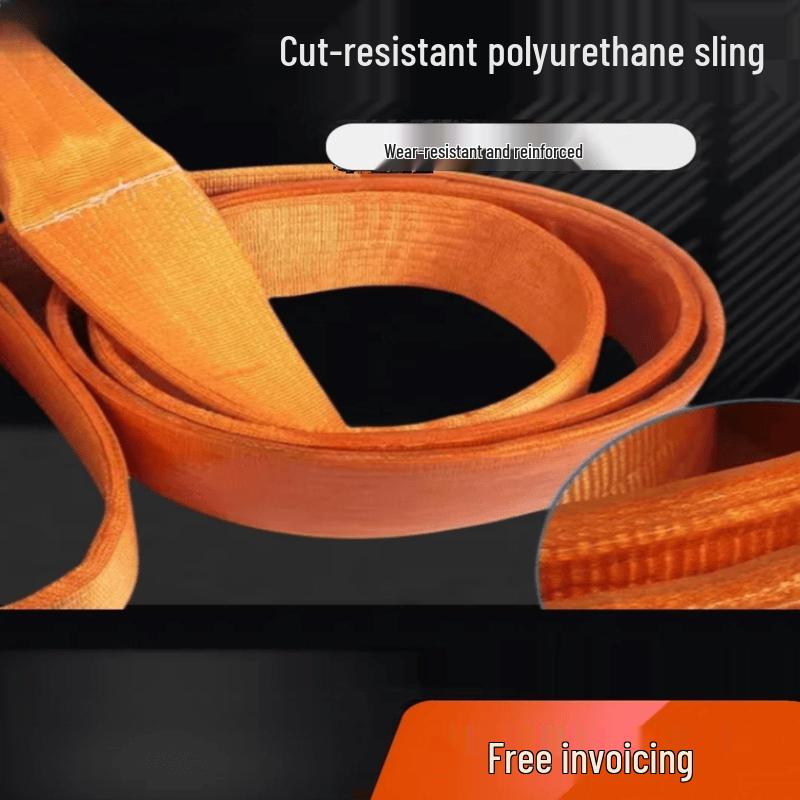 

Rongyu 15 Ton 4m Flat Polyurethane Reinforced Anti-Cut Lifting Sling