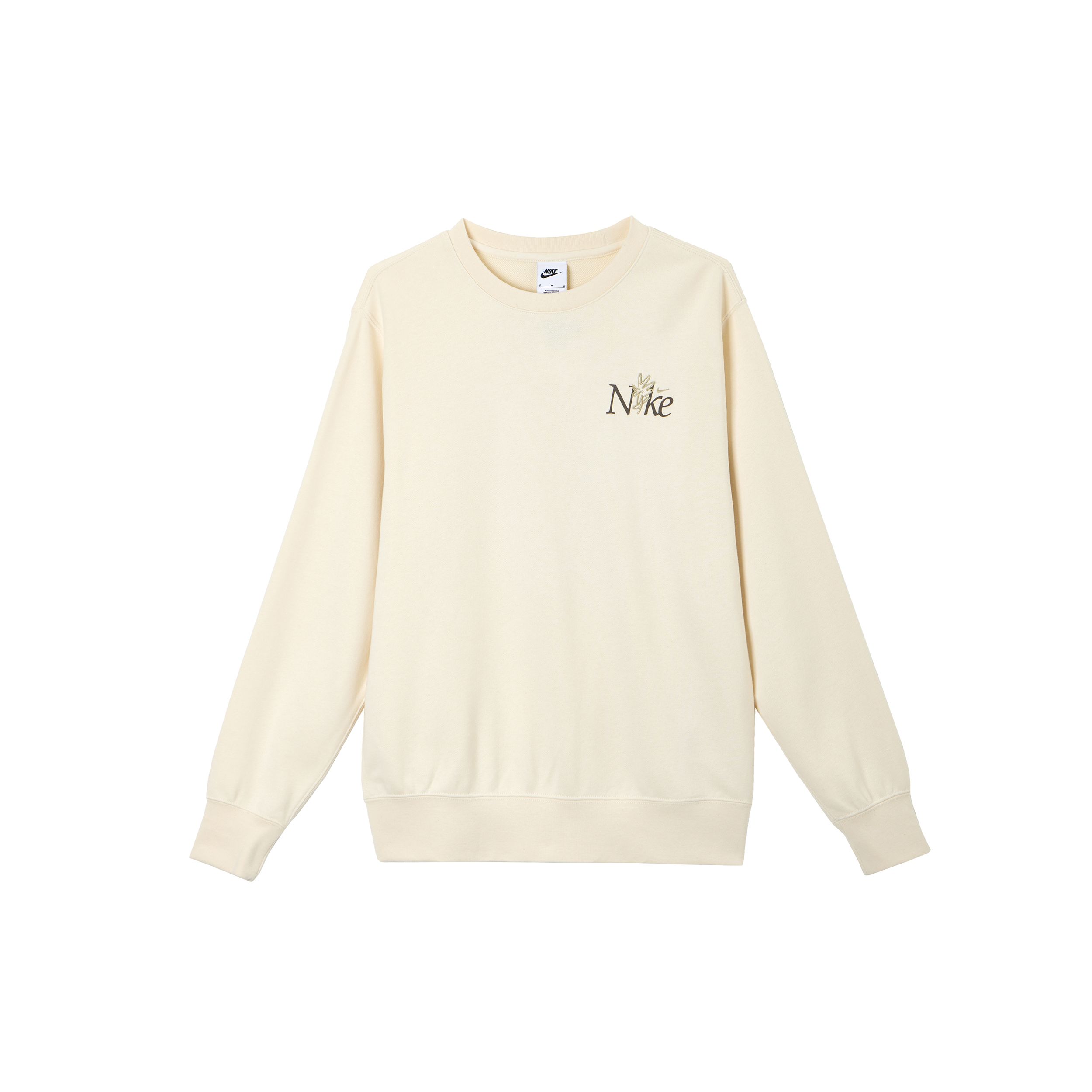 

Nike Клубная повседневная удобная универсальная толстовка с круглым вырезом мужская толстовка Off-White IB8234-901 M