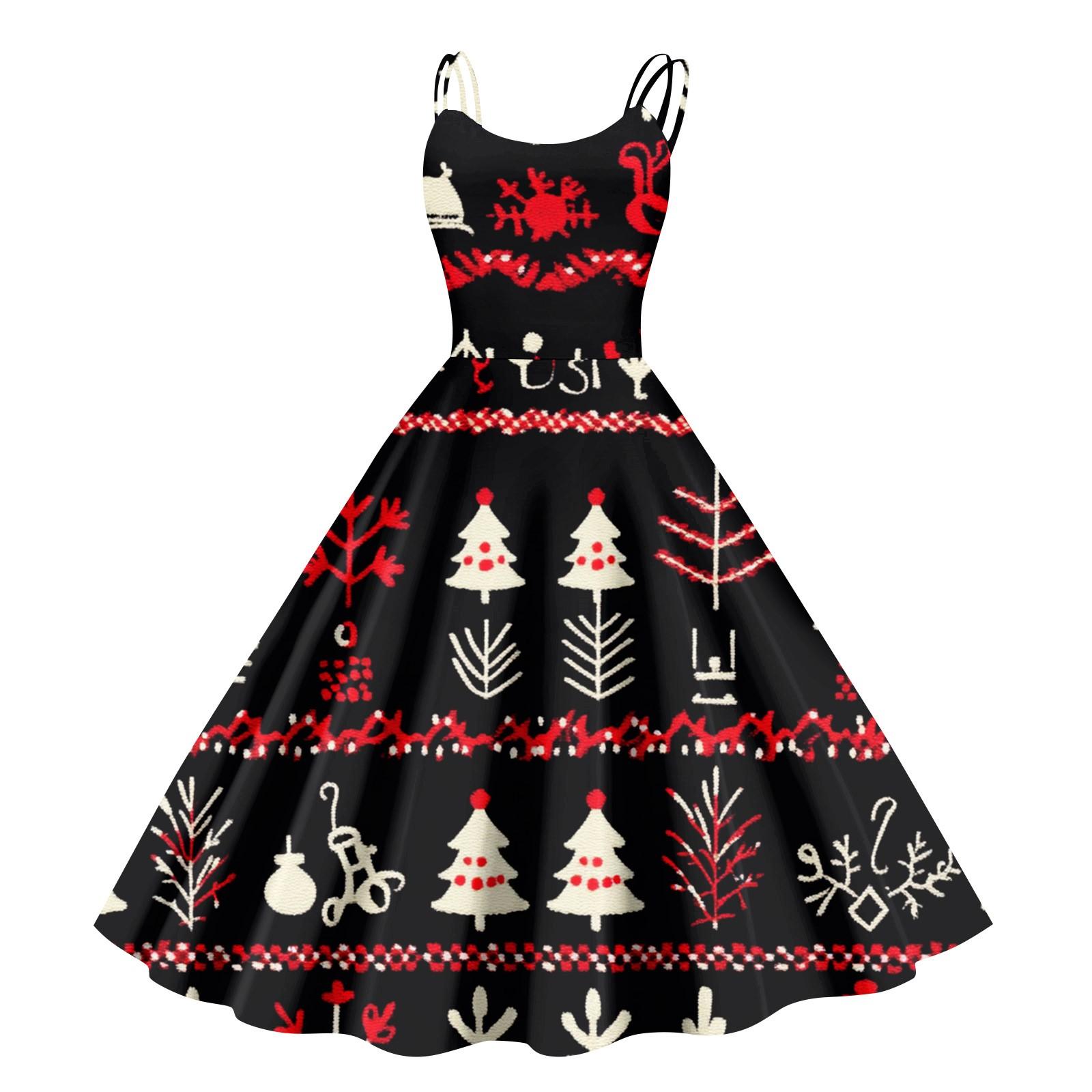 

Женское рождественское платье со снежинками и сексуальным облегающим принтом с открытыми плечами в стиле панк-ретро S тёмно-синий