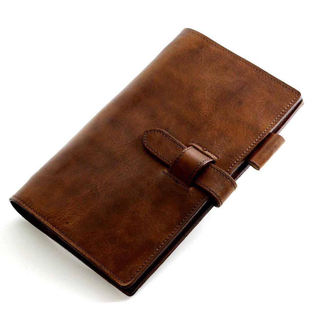 

Endmark System Genuine with Pen Dark Brown Notebook, Leather, Bible, Holder,