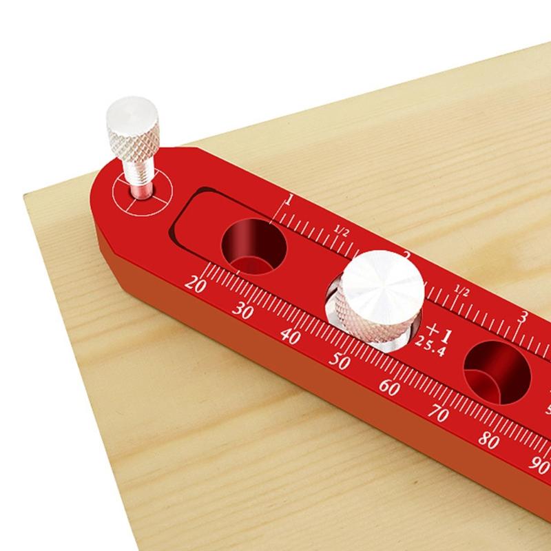 Woodworking Scribing Gauge Center Finder Ruler Scribing Circle Ruler Woodworking Compass Comaptible for w/ Woodturners B