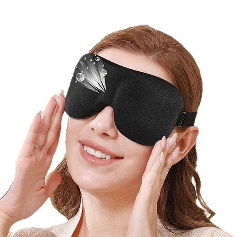 Masque de Sommeil Masque pour les Yeux Doux Masque Oculaire Bloquant la Lumière Masque pour les Yeux de Voyage Pour Masque de Sommeil 3D Patch de Nuit Portable