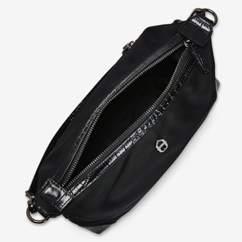ESquire Collection ESquire Women S Nylon Chroni Shoulder Bag Black