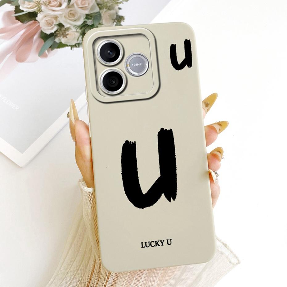 New Fashion Letter Phone Case For Honor 600 Lite 5G Honor600 Soft Silicone Cases For Honor 600 600Lite Shockproof Covers Bumpers