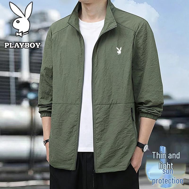 PLAYBOY Men's Lightweight Sun Protection Jacket