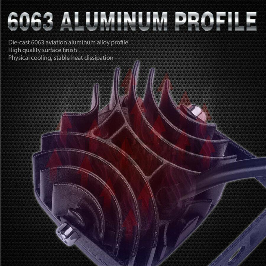 2Pcs 2" Square 20W LED Work Lights Spot Driving Fog Lamp For Car Truck Boat ATV