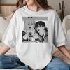 Vintage Chainsawunisexs Anime Tshirts Unisex Unisex Crew Neck Cotton T Shirt Reze Short Sleeve Tees Graphic Printed Clothing