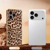 Plating Frame Leopard Print Leather Phone Case For iPhone 17 Pro Max 17Air 16 15 14 Plus 13 12 Camera Protect Silicon Back Cover