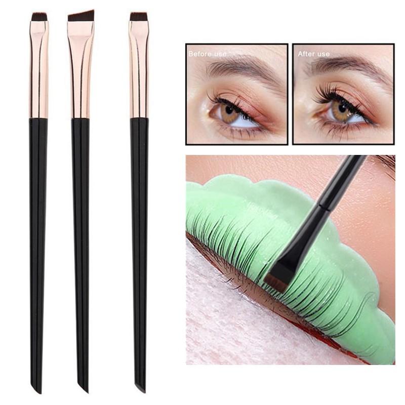 Flat Head Perm Brush Eyelash Styling Brush Lamination Eyelashes Separating Tool Eyelash Extension Supplies Tools Lash Lift Tool