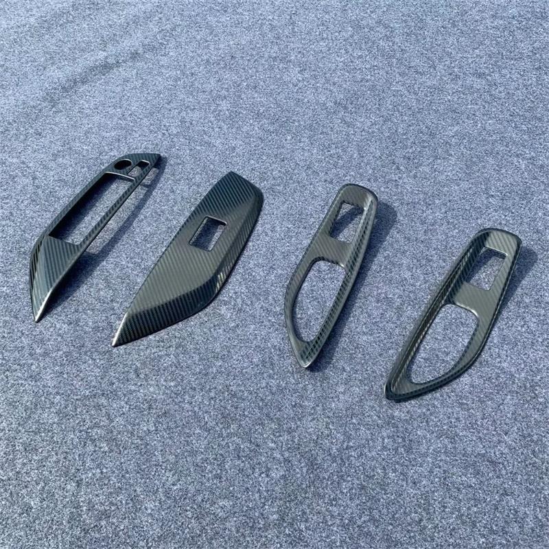 For Toyota Yaris Cross     Door Window Control Switch Panel Cover Glass Lift Buttons Frame Trims Car Accessories