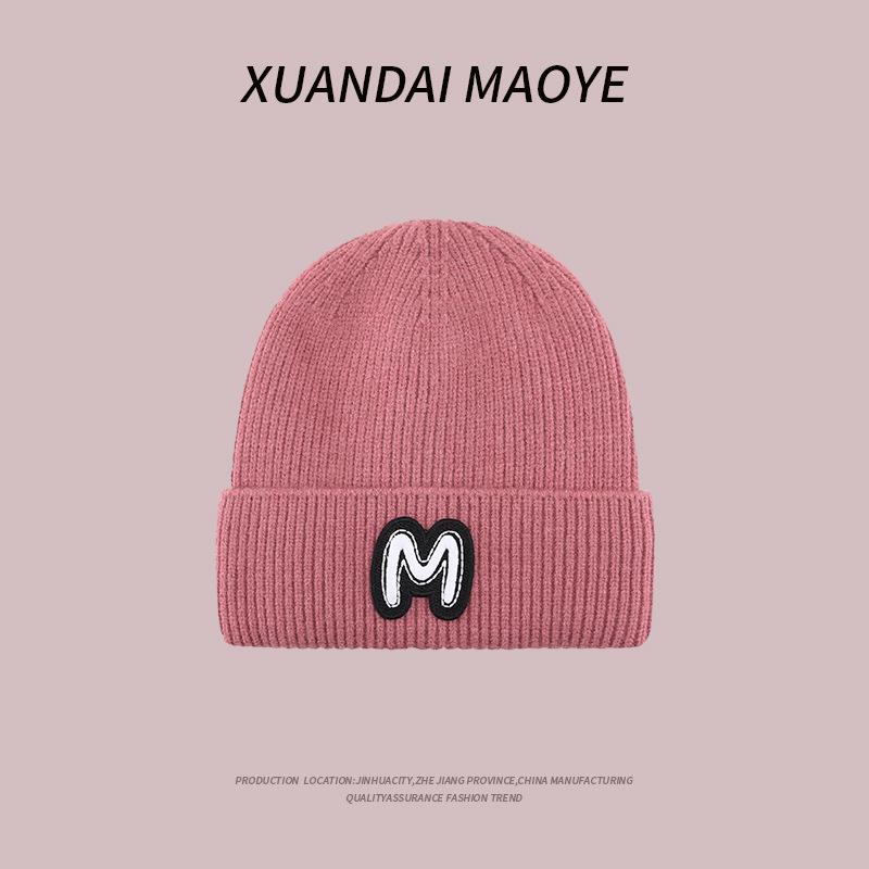 Autumn and Winter Hats for Women's Plush New Korean Knitted Hats Versatile Warmth and Thickened Fashion