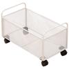 Simple Mobile Book Storage Box Multifunction Under Desk Storage Office File Organizer Kids Room