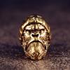 Handmade Brass Gorillas Pendant with Woolen Hat Keychain Accessories Jewelry Making Component for Fashion Enthusiasts