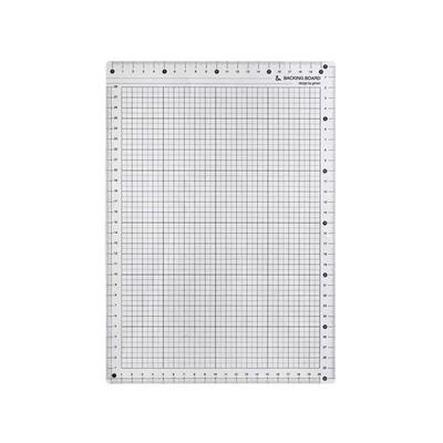 HJ Soft Grid Patterned Underlay B5 Size Set of Sheet, Semi-Transparent, A4, A5, (B5, 2)