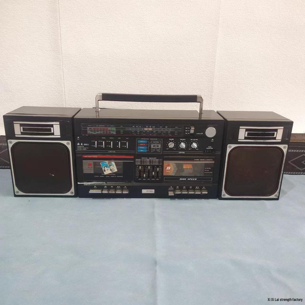 Vintage Cassette Recorder Prop: Nostalgic Home Decor & Film Accessory