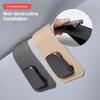Fashion Multifunction Eyeglasses Clip PU Solid Color Sun Visor Interior Accessorie Car