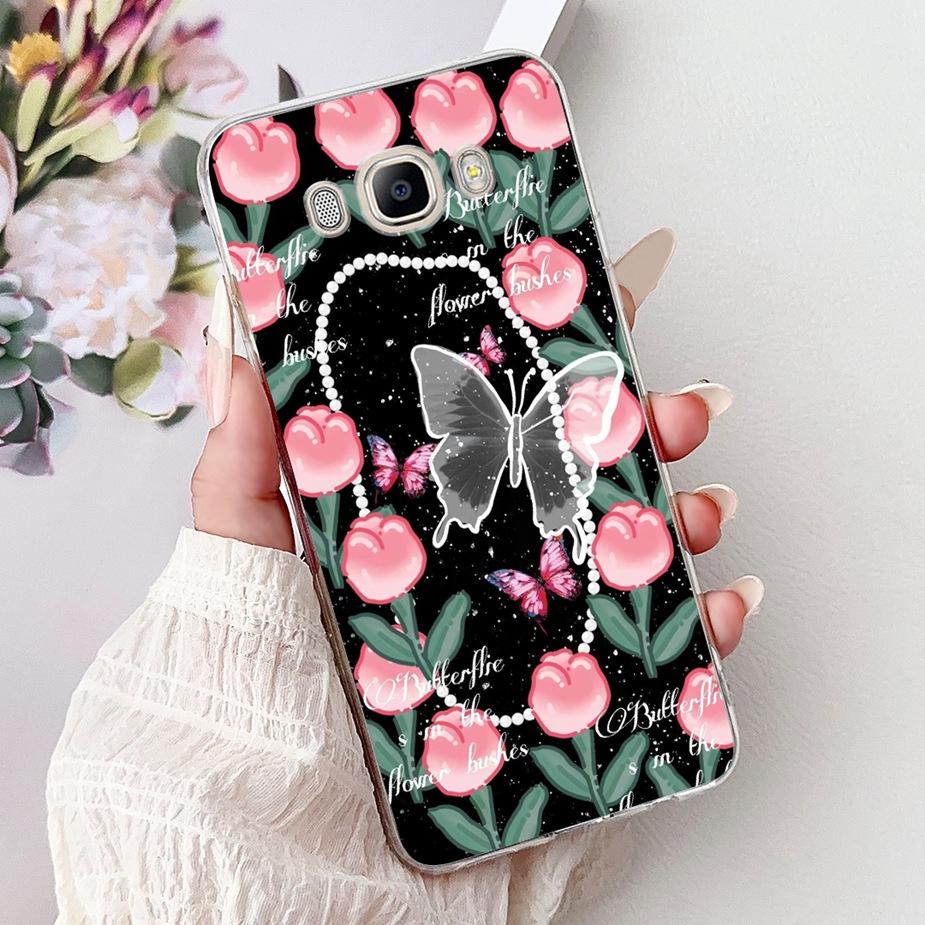 For Samsung Galaxy J5 2016 Case SM-J510F New Luxury Painted Cover Soft Silicone Phone Case For Samsung J3 J5 J7 2016 Fundas Capa