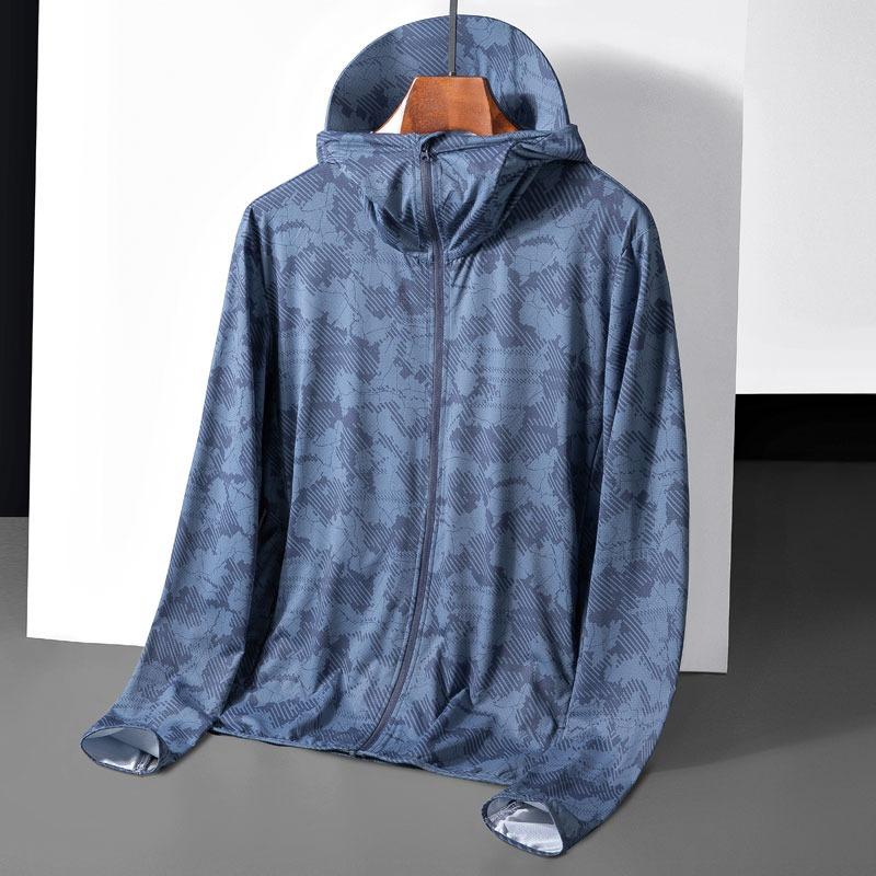 Ice Silk Sunscreen Clothes Men's Summer 2025 New Fat Plus Size Fat Fishing UV Protection Jacket Tide