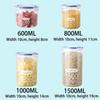 Sealed Storage Box Transparent Kitchen Food Grain Organizer Storage Tank Plastic Large capacity Moisture-proof Sealed Jars