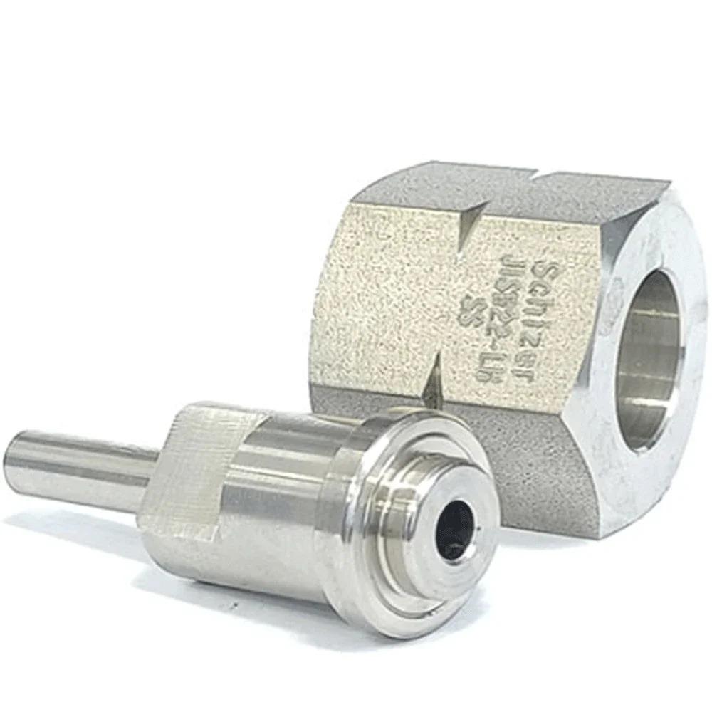 JISW22 Left Right Hand Female To 1/4" NPT Male 1/4" Tube Auto Weld SUS316L Stainless Steel Connector Pipe Fitting Coupler