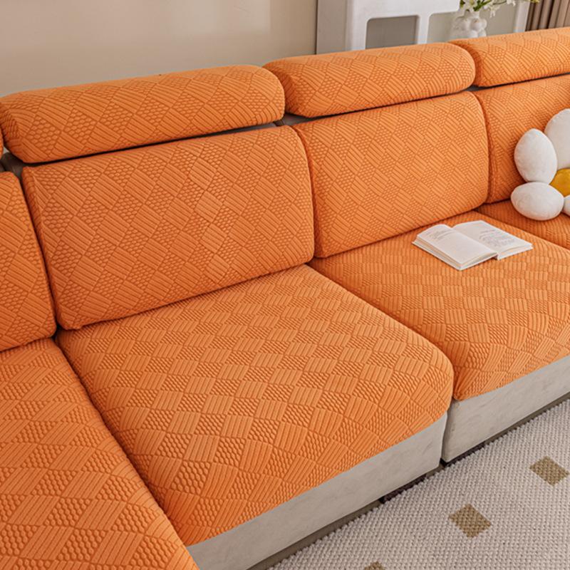Elastic Sofa Cover Cushion Cover Sofa Hat Solid Color Sofa Cover All-inclusive Four Seasons Universal Cover Sofa Cushion Cover