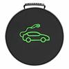 Spacious Inner Space EV Charging Cable Storage Bag Car Charging Cable Organizer Bag  Outdoor Use