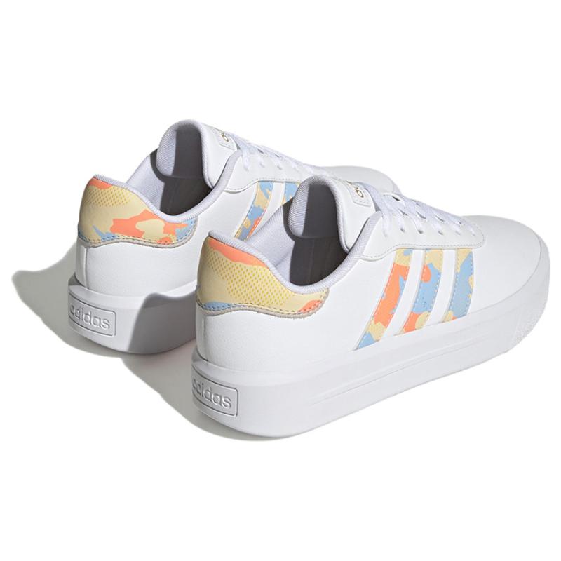 Adidas Neo Court Platform 'White Blue Orange' Women's Sneakers H06298