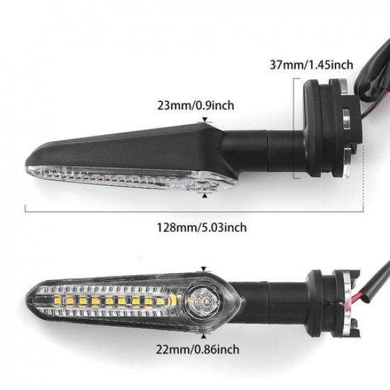 2Pcs LED Sequential Dynamic Turn Signal Light For Yamaha MT-03 MT-07 MT-09 MT-25