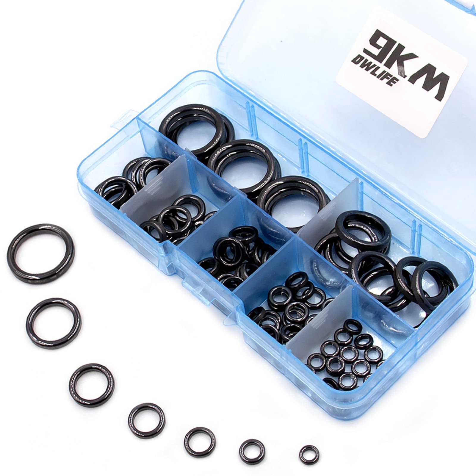 9KM DWLIFE Fishing Rod Tip Repair Kit Ceramic Ring 100